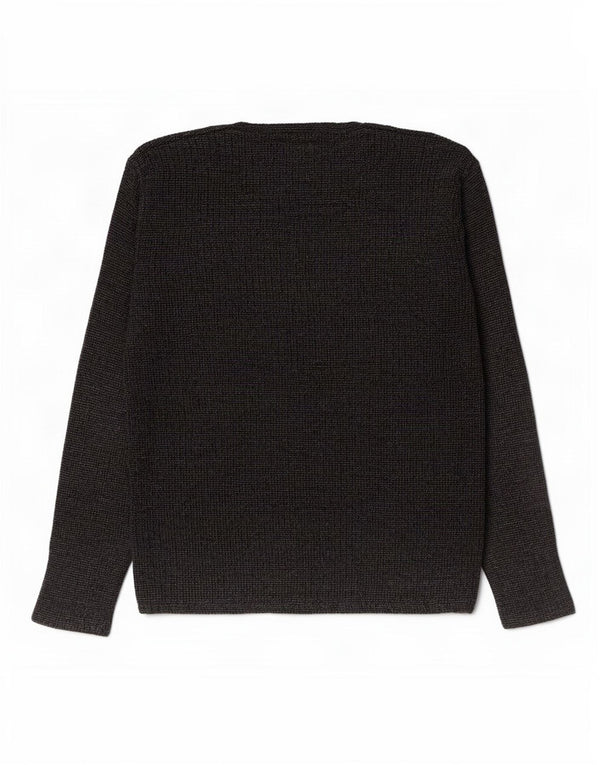 Zara Hombre Top Manga Larga Algodón Azul Marino Medio