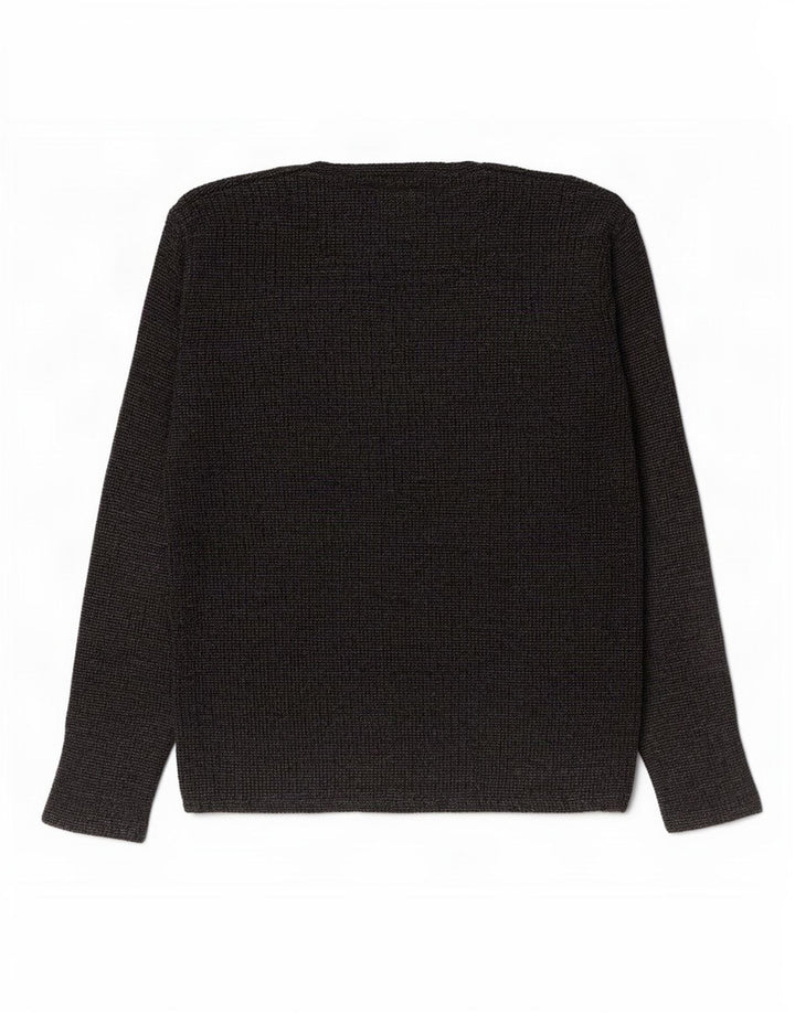 Zara Hombre Top Manga Larga Algodón Azul Marino Medio