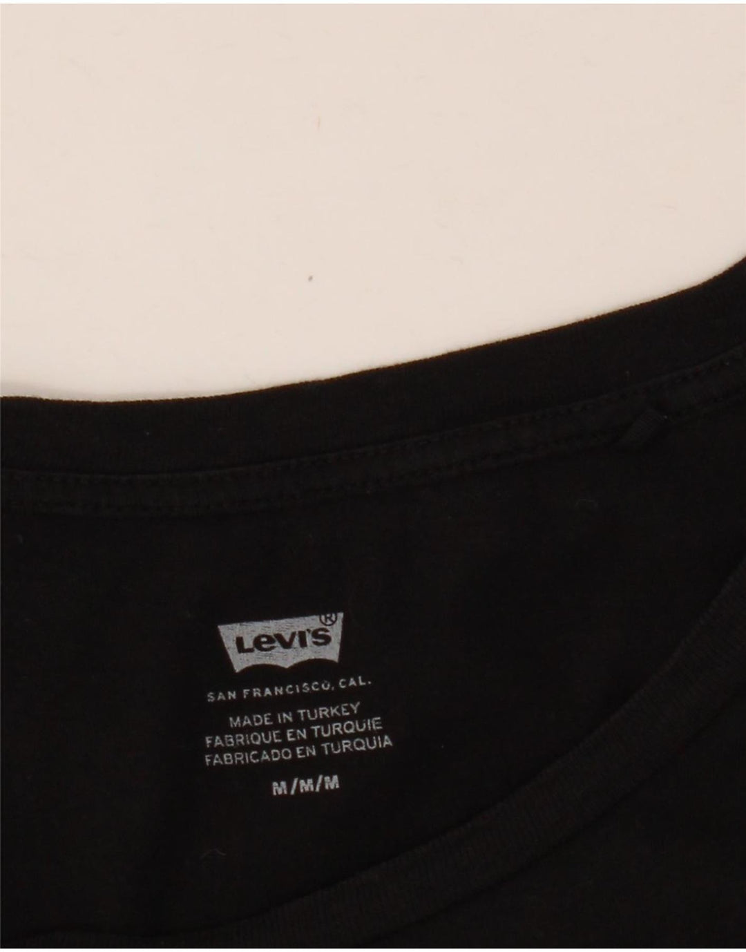 Levi's - Camiseta gráfica para mujer, talla 40, talla M, color negro