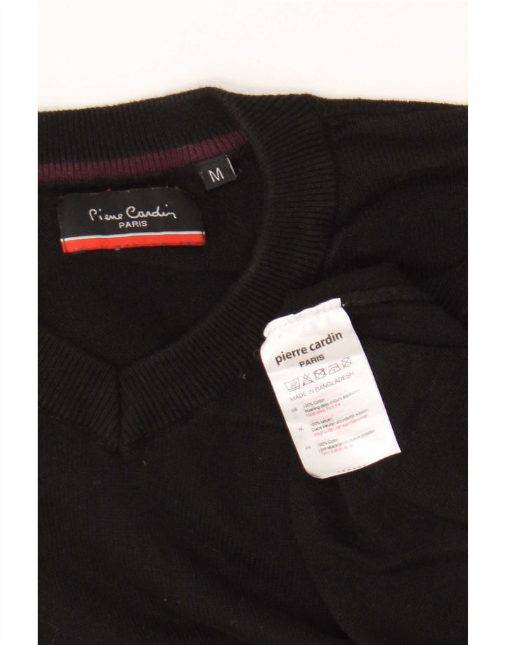 Pierre Cardin Jersey De Corte Regular Con Cuello En V Para Hombre Algodón Negro Medio