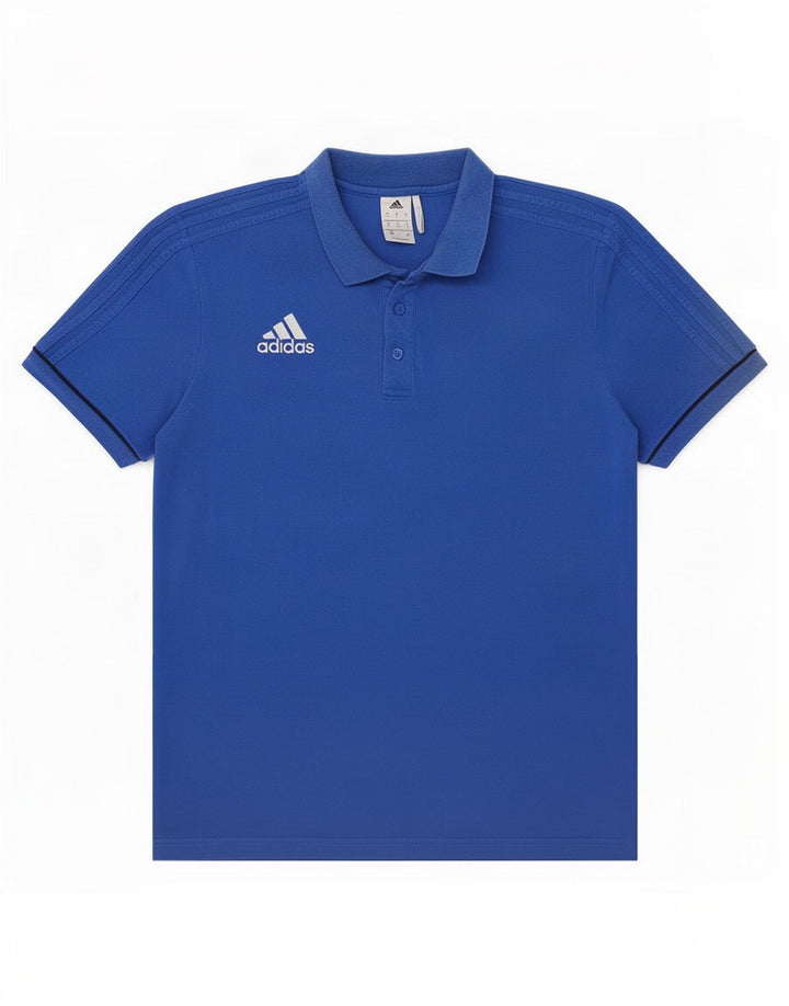 Polo Adidas Hombre Grande Azul