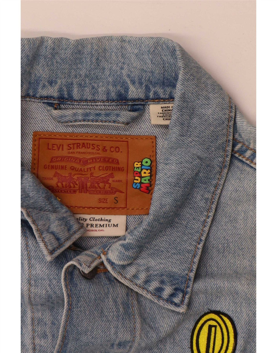 Levi's Chaqueta Vaquera Gráfica para Niñas 13-14 Años Small Azul Algodón