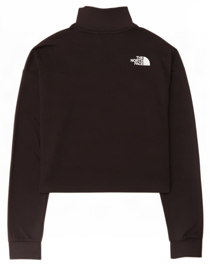 The North Face Mujer Crop Graphic Jersey Chándal Top UK 10 Small Negro