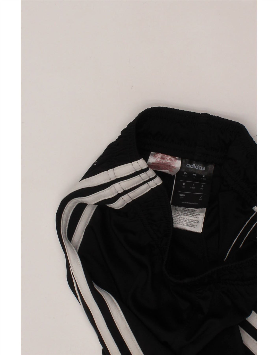 Pantalón corto deportivo ADIDAS Niño 9-10 años Negro Poliéster