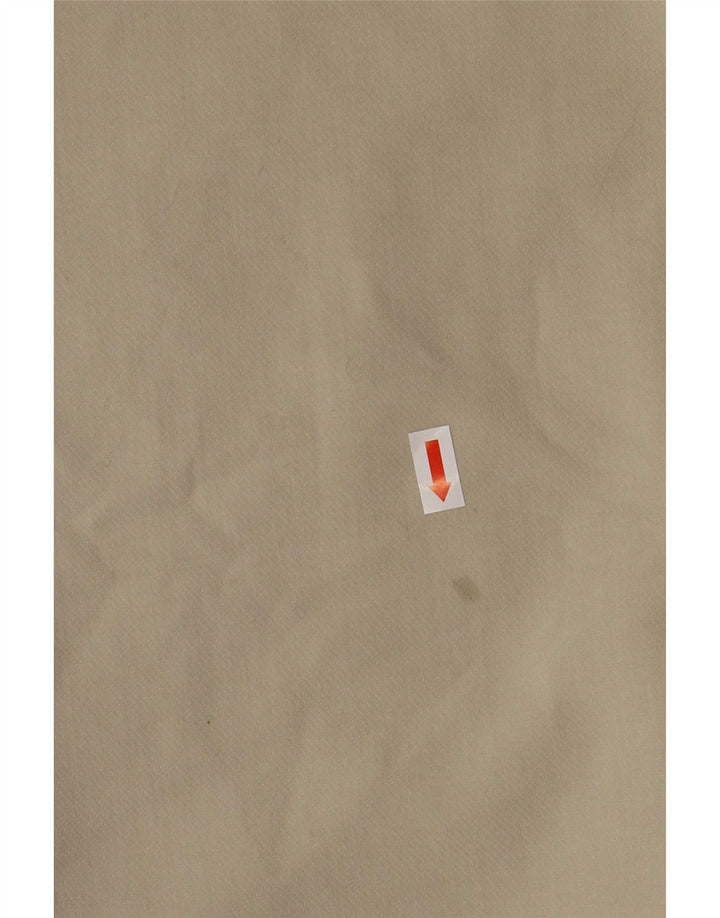 Zara Mujer Pantalón De Traje Cónico Grande W30 L26 Poliéster Beige