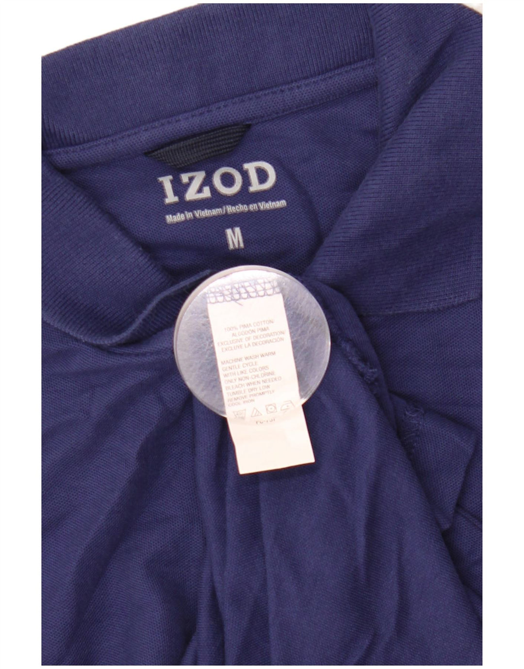 Polo Izod Hombre Algodón Azul Marino Medio