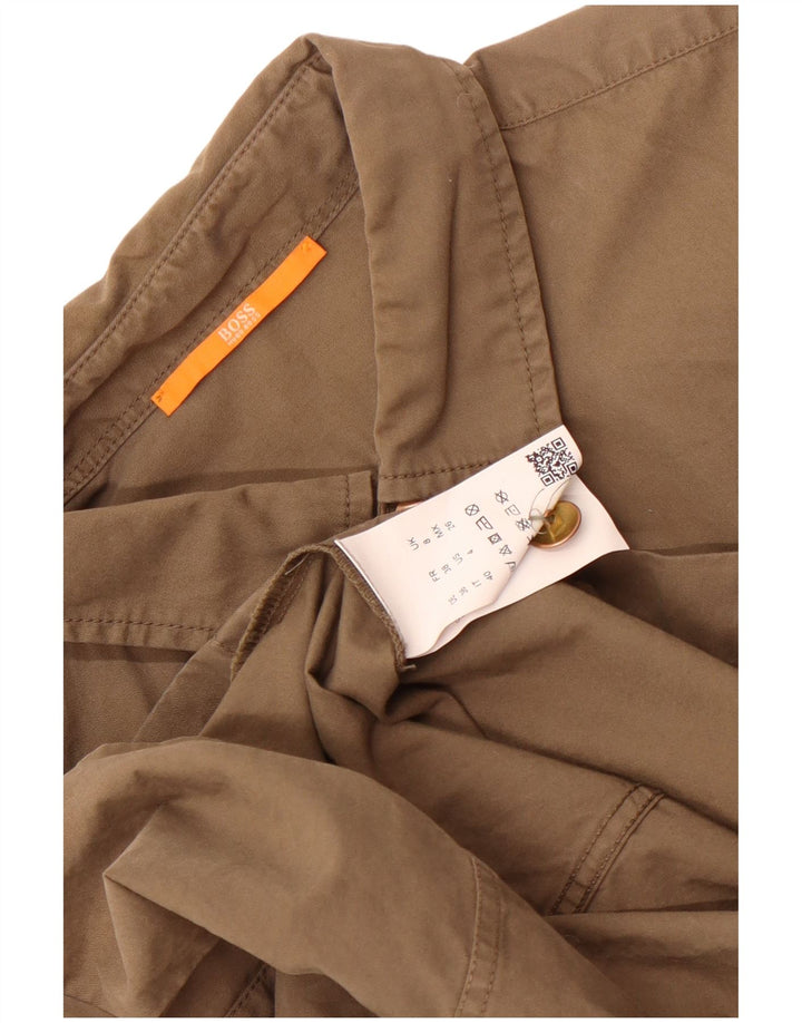 Hugo Boss Chaqueta utilitaria para mujer Reino Unido 8 Small Algodón caqui