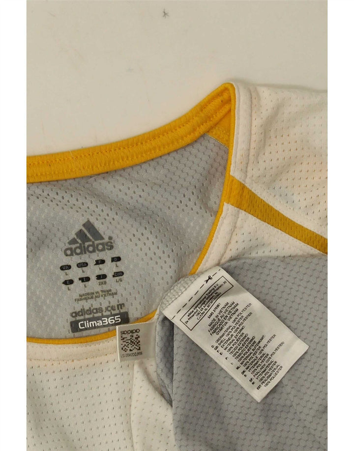 Adidas Clima 365 Chaleco Top Grande Blanco Poliéster