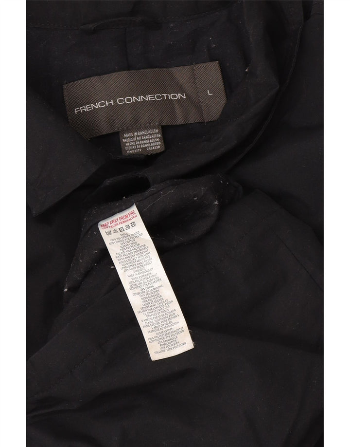 Abrigo para hombre French Connection UK 40 Grande Poliéster azul marino