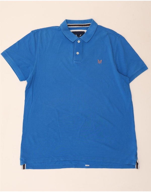 CREW CLOTHING Polo para hombre XL Algodón azul