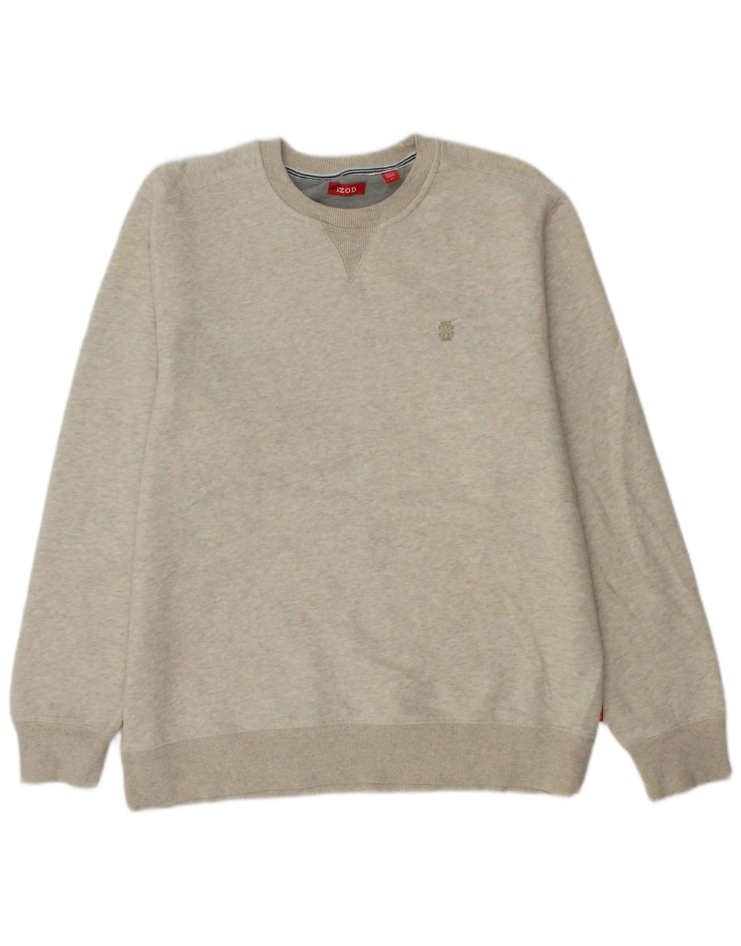 IZOD Hombre Sudadera Jumper Algodón Beige Medio
