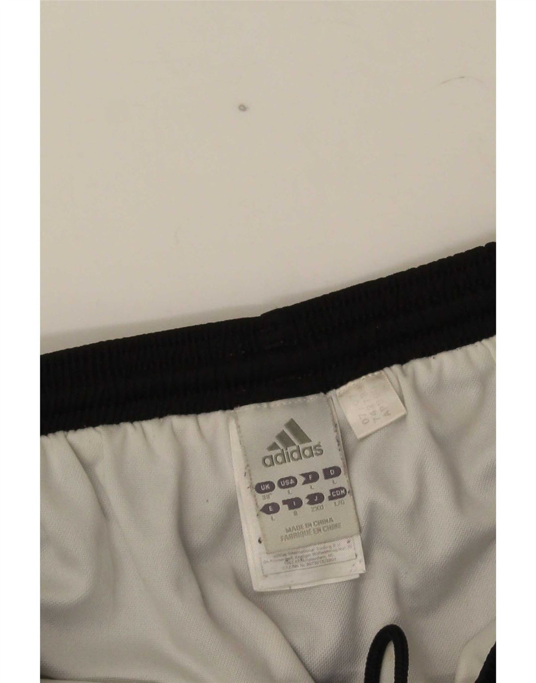 Adidas Mens Climalite Sport Shorts Grande Negro Rayas Poliéster