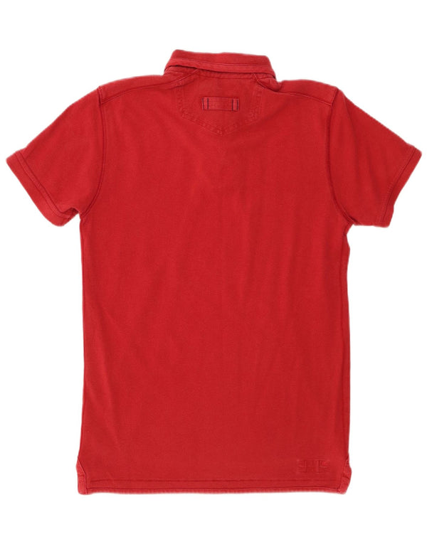 Polo gráfico de hombre Fat Face XS Algodón rojo