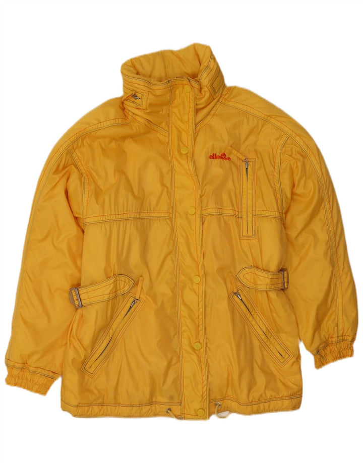 Chaqueta cortavientos con capucha de gran tamaño para mujer Ellesse UK 12 Medium Yellow
