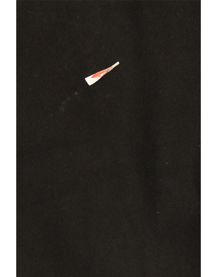 Zara Mujer Abrigo extragrande con capucha UK 10 Small Poliéster negro