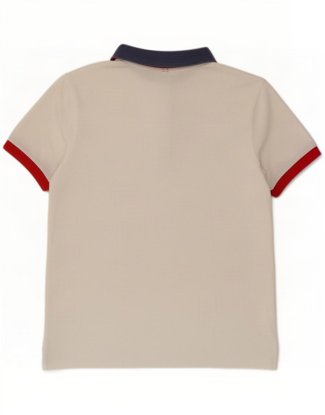Polo Sun68 para hombre de algodón con bloques de color blanco mediano