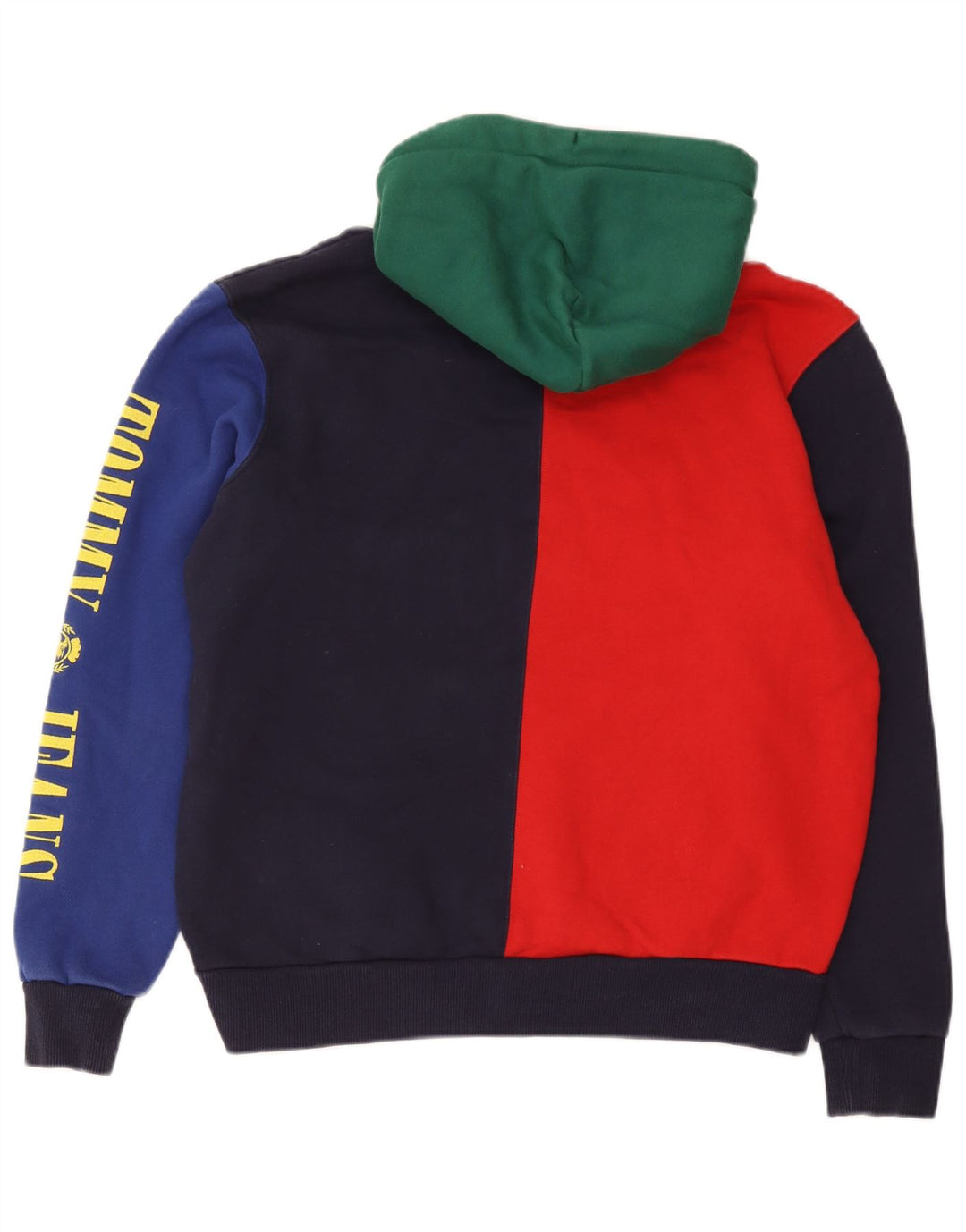 Tommy Hilfiger Jersey con capucha y estampado gráfico de hombre en color block mediano multicolor