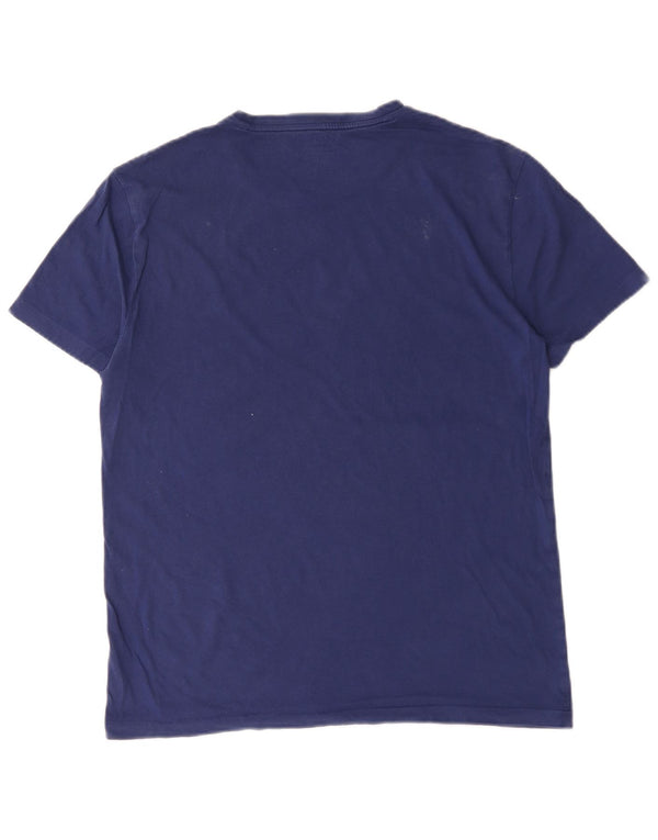 Polo Ralph Lauren - Camiseta ajustada personalizada para hombre, parte superior de algodón azul medio