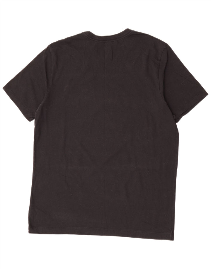 Nike - Camiseta gráfica para hombre, talla grande, algodón negro