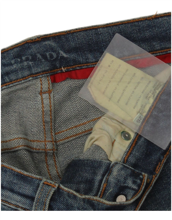 Jeans Ajustados Prada Mujer W26 L32 Algodón Azul Marino