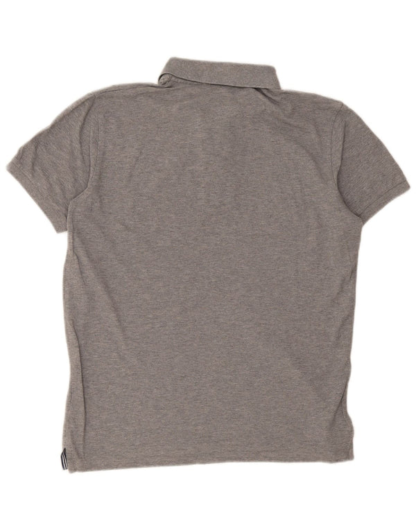 Gant Polo Hombre Gris Medio Algodón