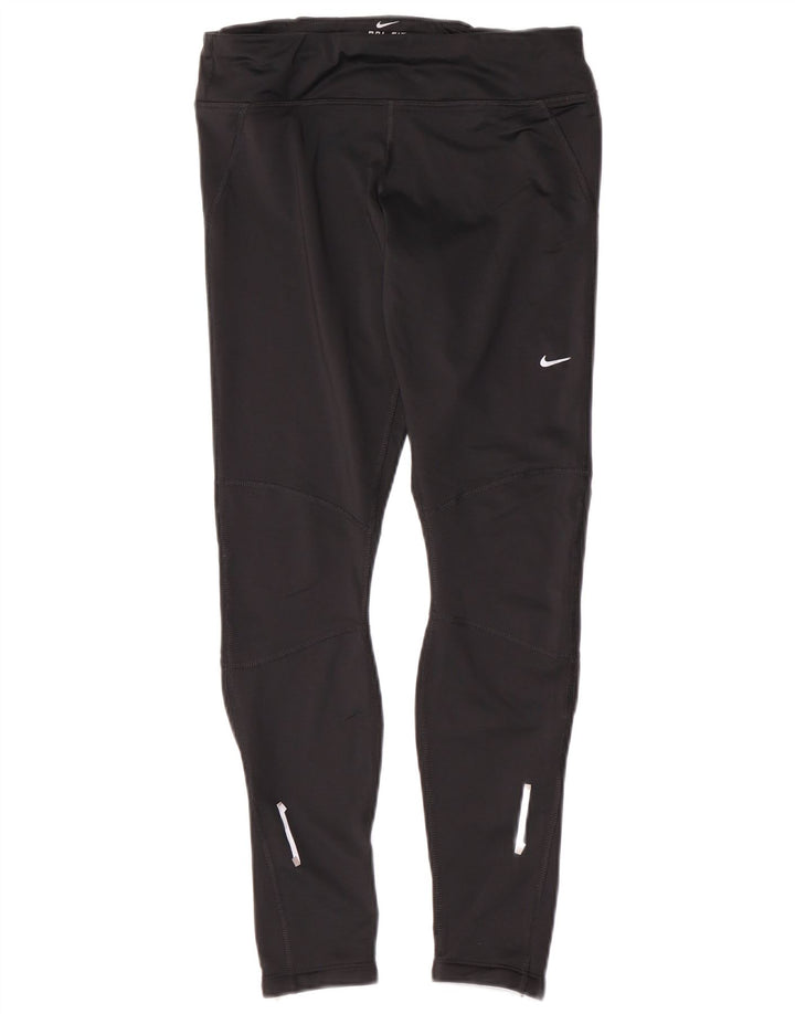 Nike Leggings Dri Fit para mujer UK 12 Mediano Negro Poliéster