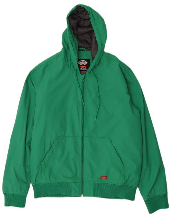 DICKIES Chaqueta bomber con capucha para hombre Poliamida verde grande
