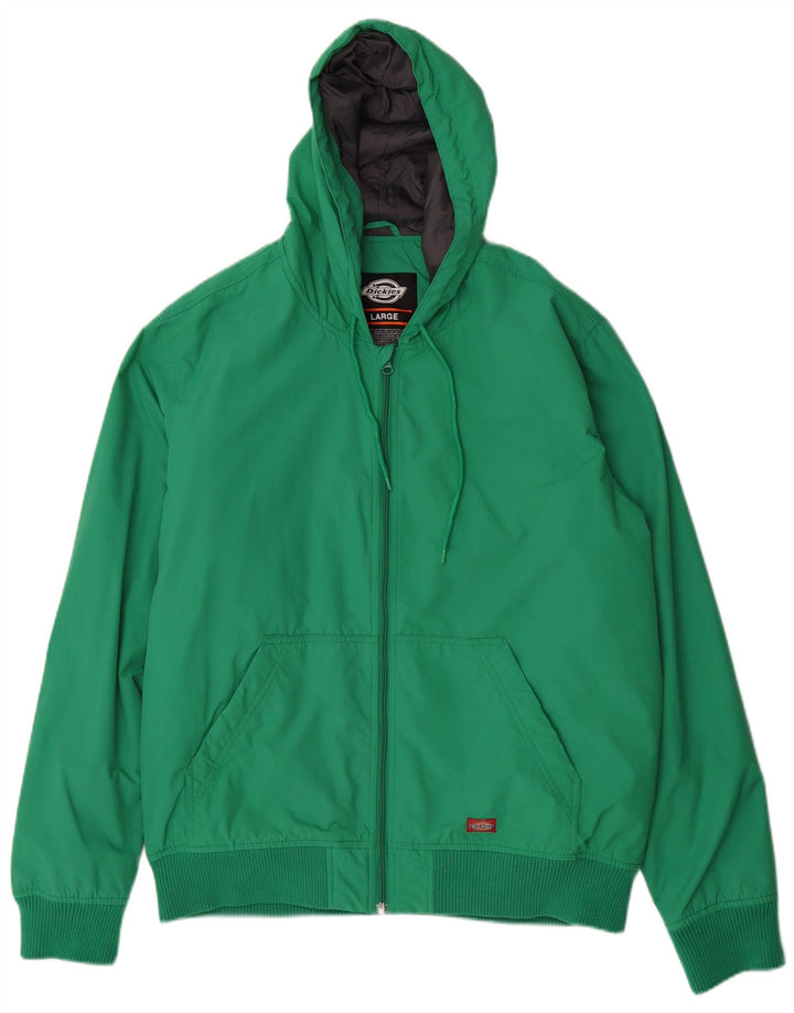 DICKIES Chaqueta bomber con capucha para hombre Poliamida verde grande