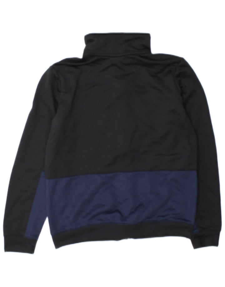 Nike Chaqueta de chándal para niños 13-14 años XL Negro Colorblock Poliéster