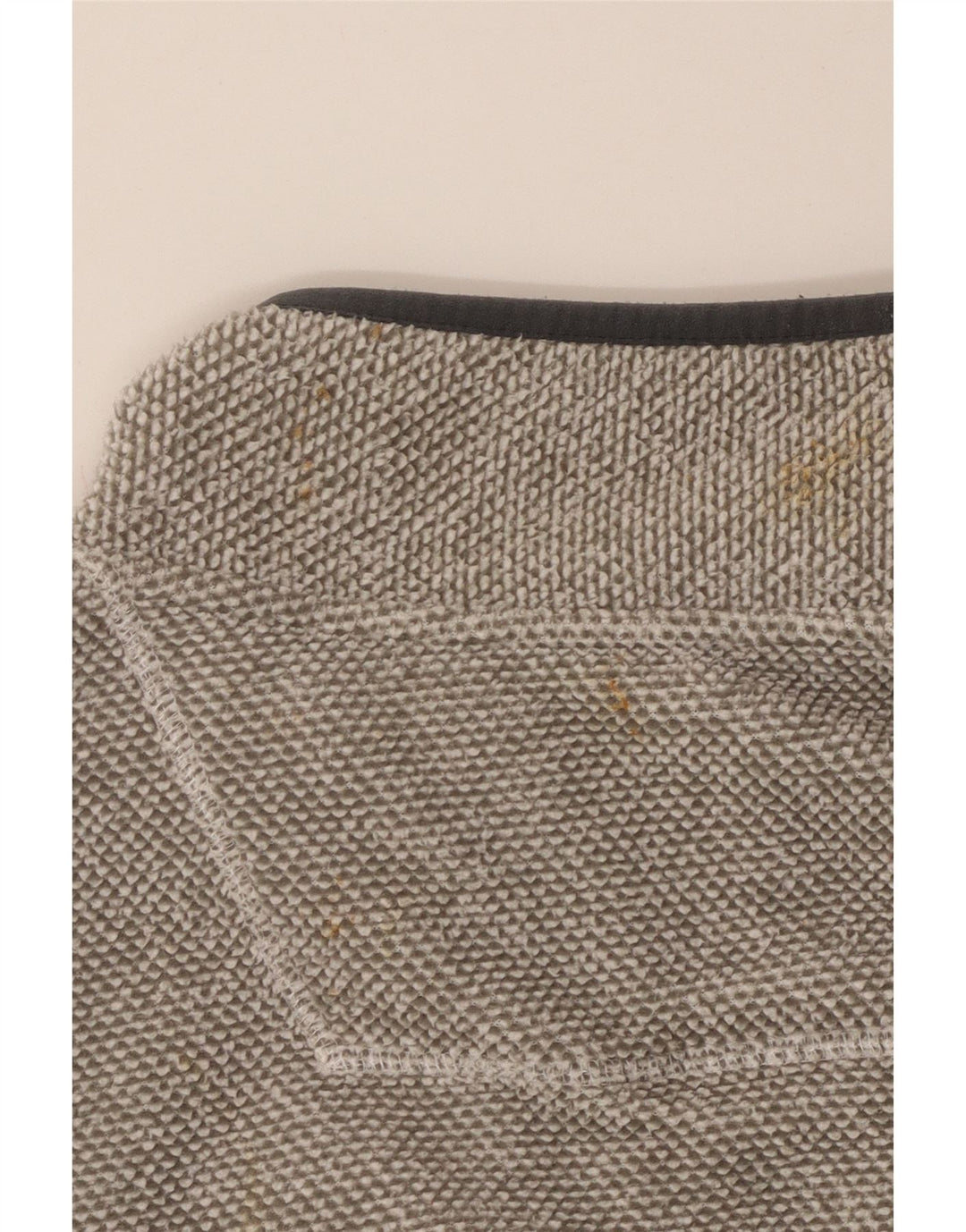 WEIRD FISH Jersey polar con cuello y cremallera para hombre XL Poliéster gris