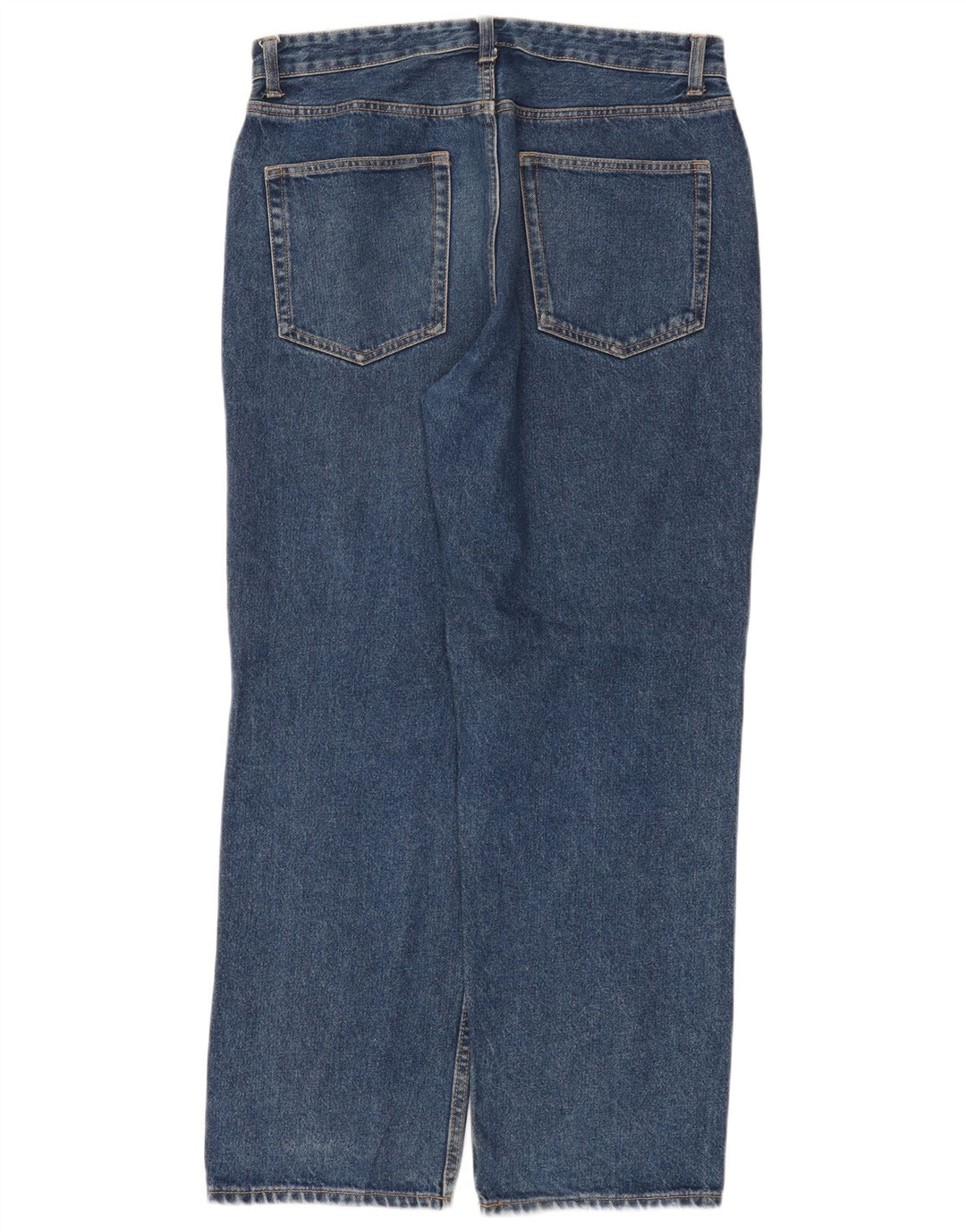 Zara Jeans rectos para hombre EU 42 Large W32 L30 Azul