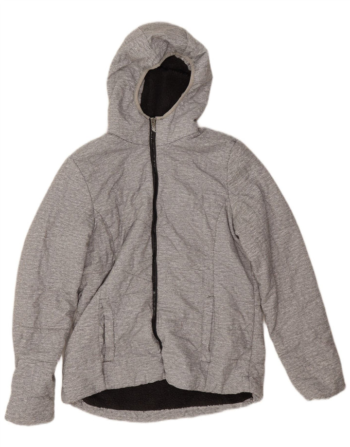 New Balance Chaqueta Sherpa con capucha para mujer Reino Unido 44 Gris medio Espiga