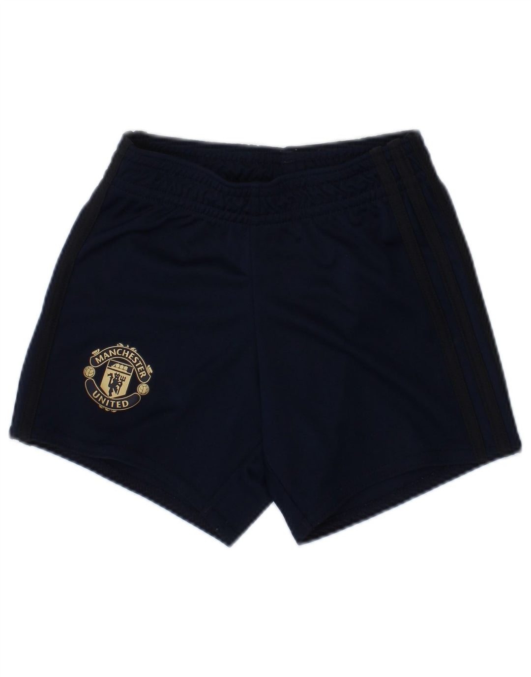 ADIDAS Pantalones cortos deportivos Manchester United para bebés de 12 a 18 meses, azul marino