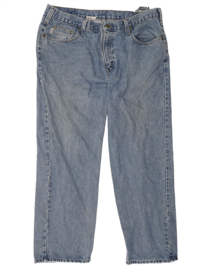Vaqueros Carhartt Hombre Rectos W40 L30 Algodón Azul