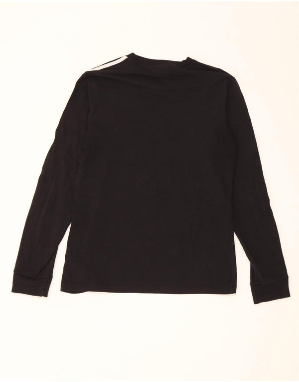 Adidas Camiseta de manga larga para mujer UK 12 Medium Black Cotton