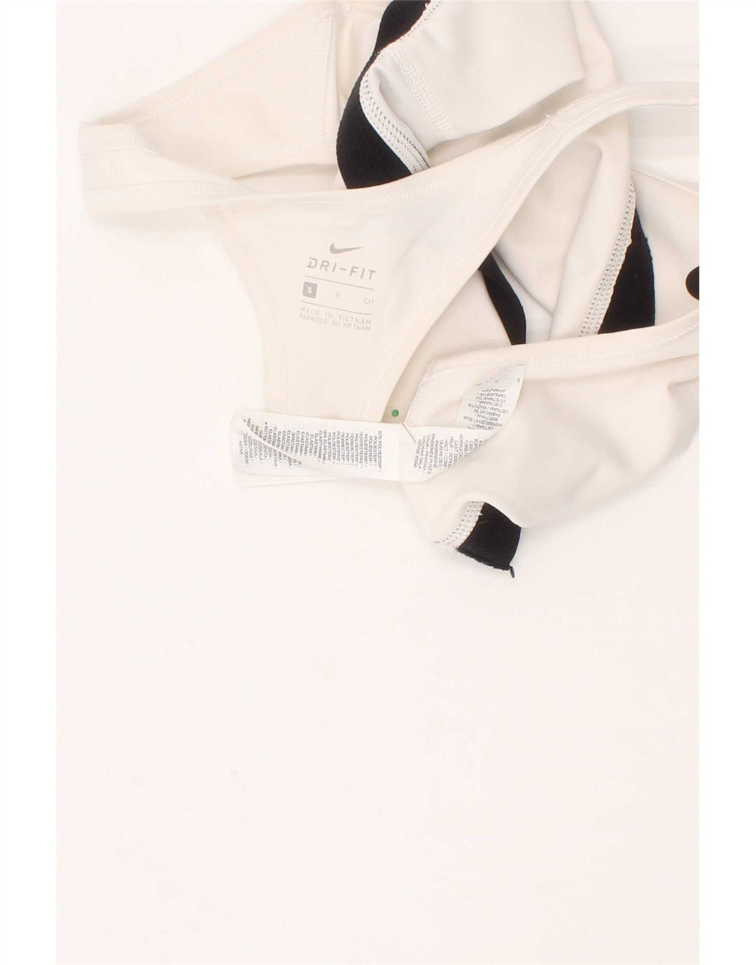 Nike Mujer Dri Fit Sport Bra Top Pequeño Blanco Poliéster Deportes