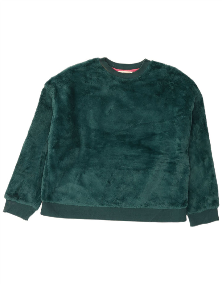 Marks & Spencer - Sudadera de terciopelo para mujer, talla 40, color verde medio