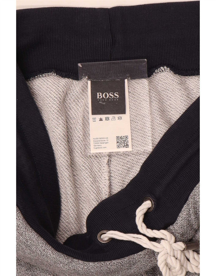Pantalones HUGO BOSS Hombre | Pantalones de chándal Joggers gris medio color block