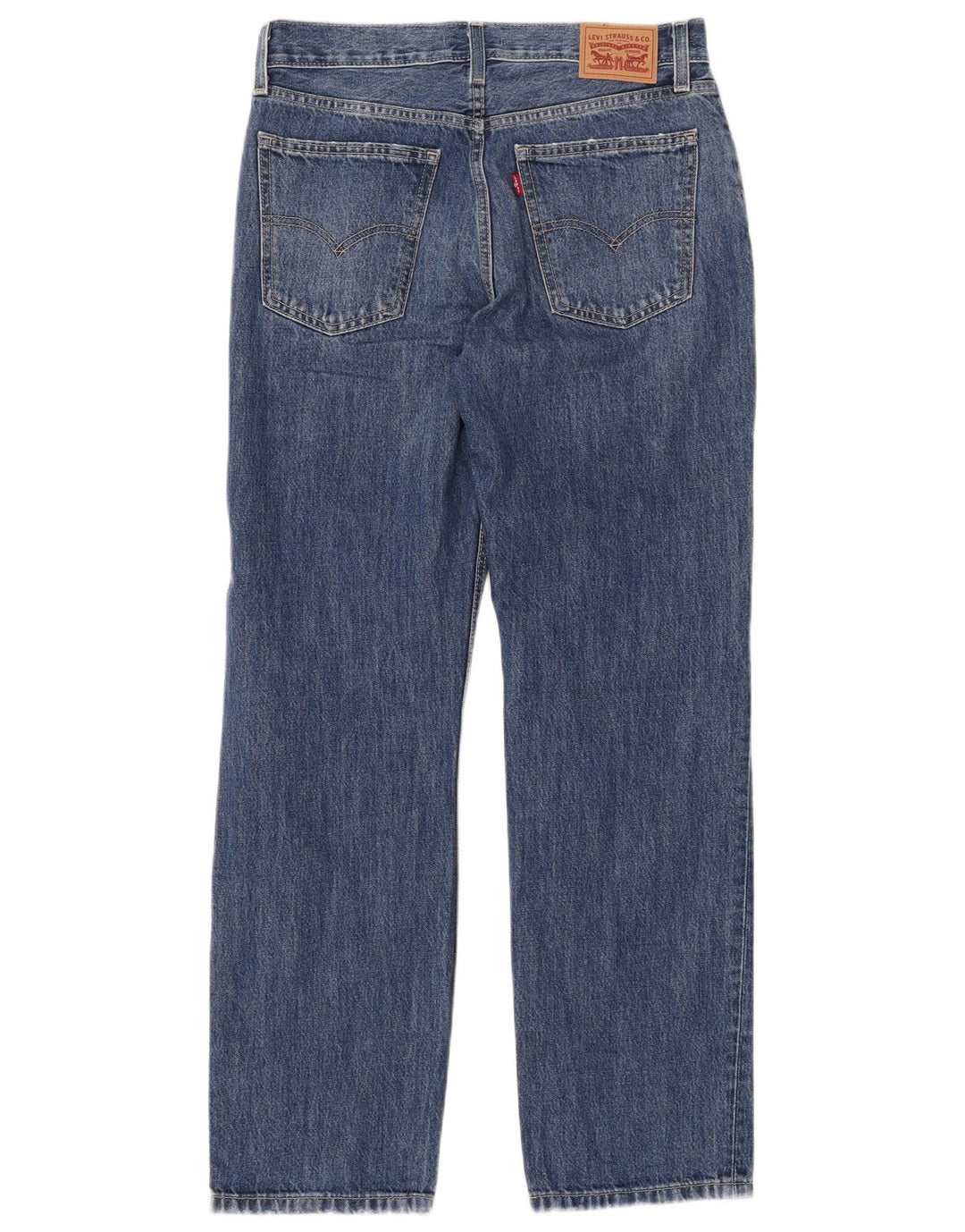 LEVI'S Jeans rectos desgastados Low Pro para mujer W28 L31 Algodón azul