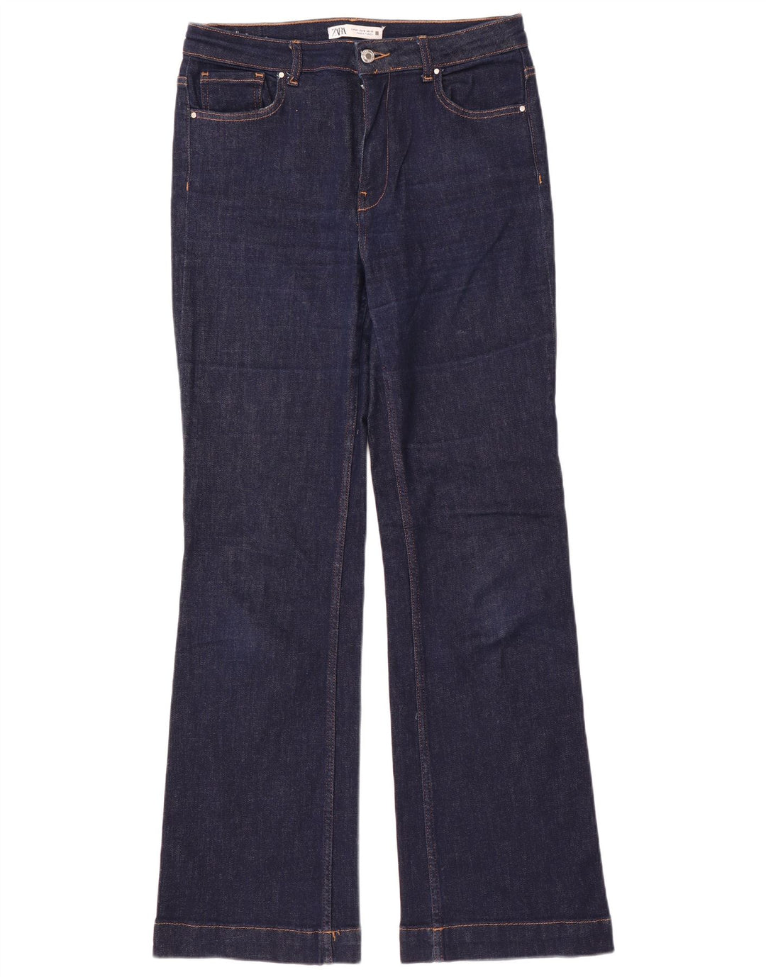 Zara Jeans Bootcut para Mujer EU 42 Large W32 L34 Azul Marino