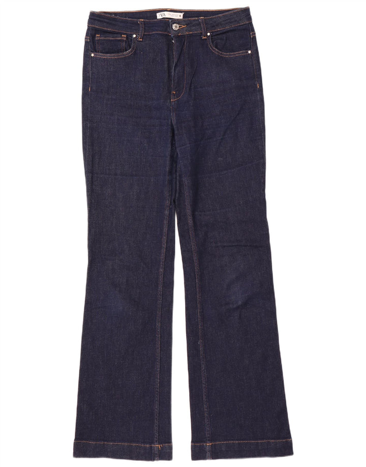 Zara Jeans Bootcut para Mujer EU 42 Large W32 L34 Azul Marino