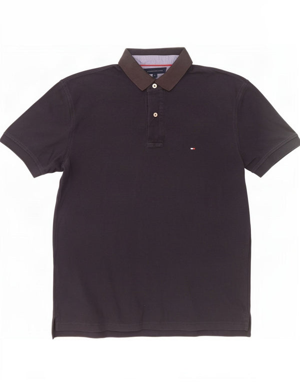 Polo Tommy Hilfiger para hombre de algodón azul marino grande