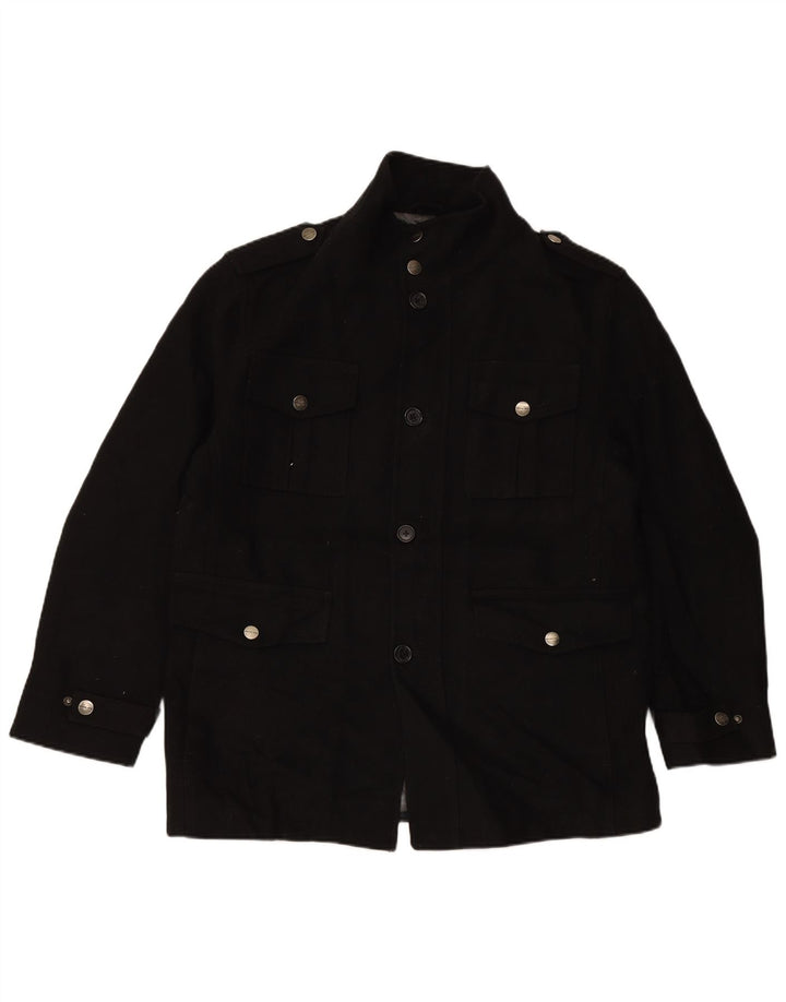 MICHAEL KORS Chaqueta utilitaria para hombre Reino Unido 40 Grande Negro