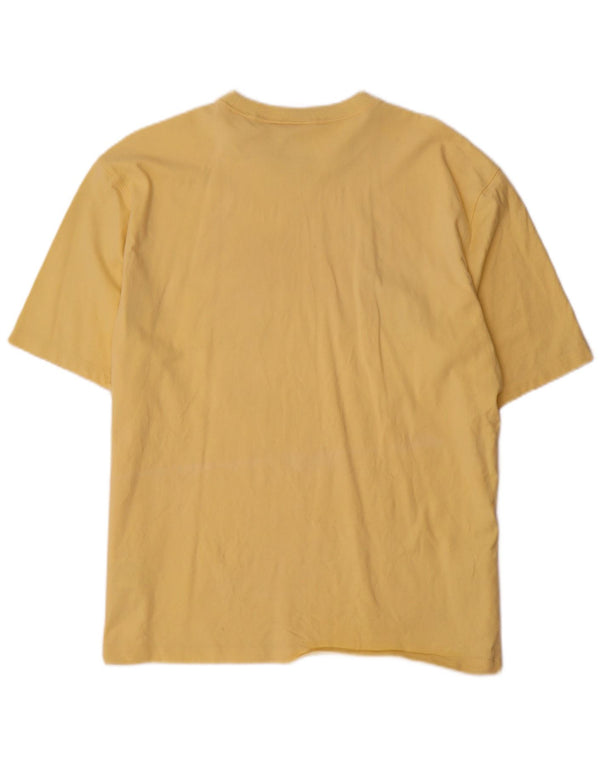 Adidas Camiseta gráfica extragrande para mujer Reino Unido 12/14 Algodón amarillo mediano