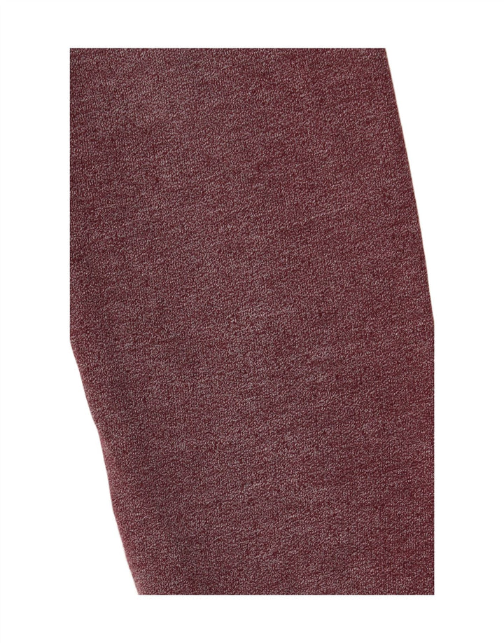 Superdry Sudadera con capucha y cremallera para hombre de algodón moteado en granate mediano