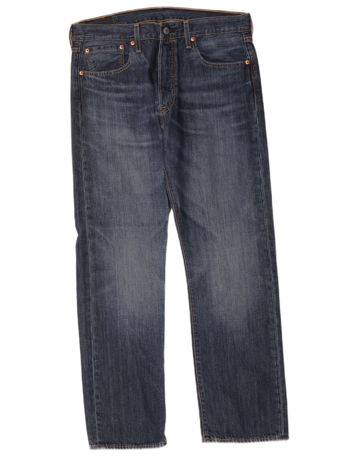 Levi's Hombre 501 Vaqueros Rectos W33 L30 Algodón Azul