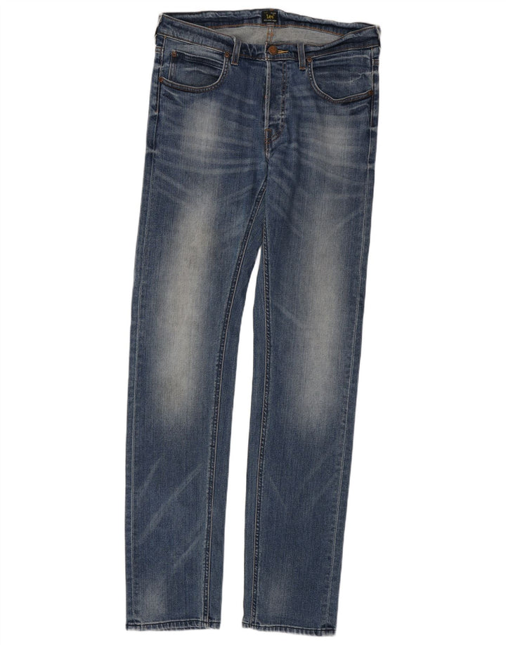 LEE Hombre Daren Slim Jeans W33 L36 Algodón Azul