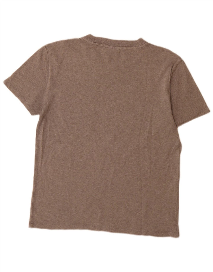 Camiseta Calvin Klein Hombre Top Marrón Medio