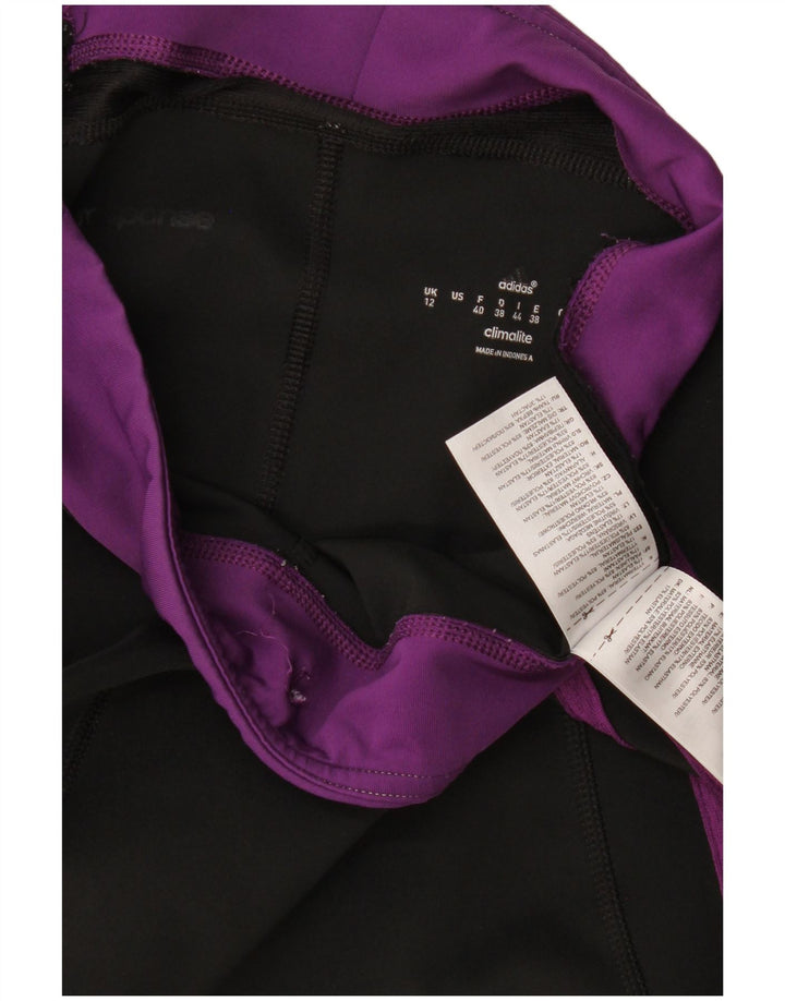 Adidas Leggings Capri Climalite para mujer Reino Unido 12 Mediano Negro Colorblock