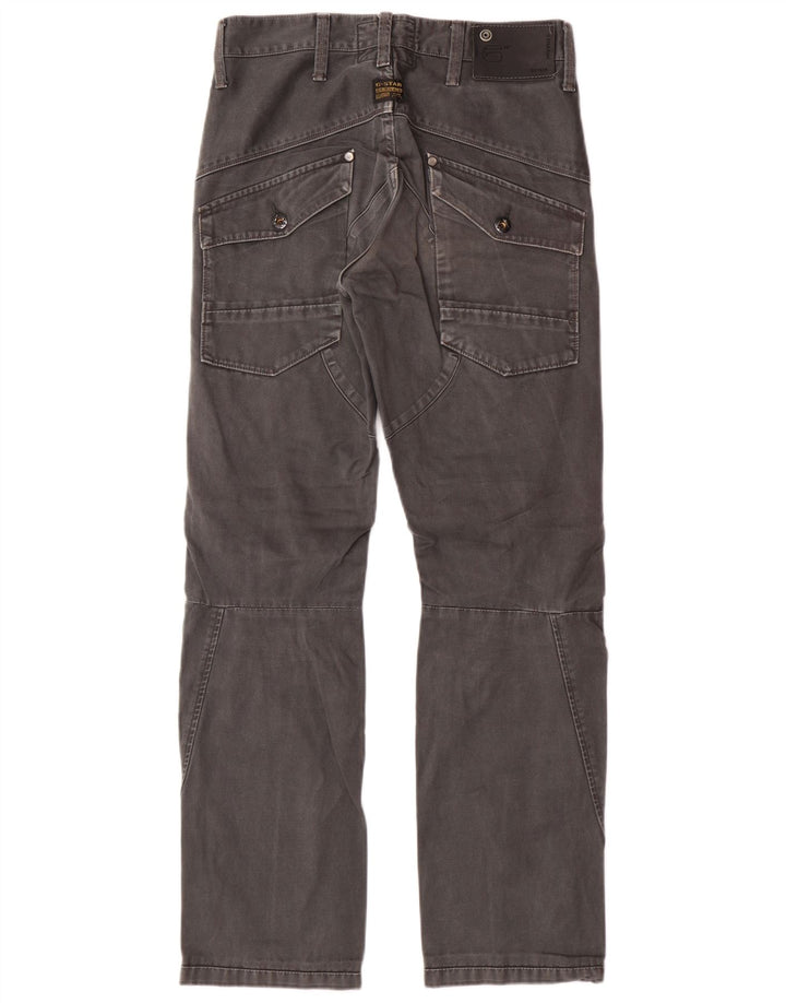 G-Star Hombre Pantalones Cargo Rectos W29 L30 Algodón Gris